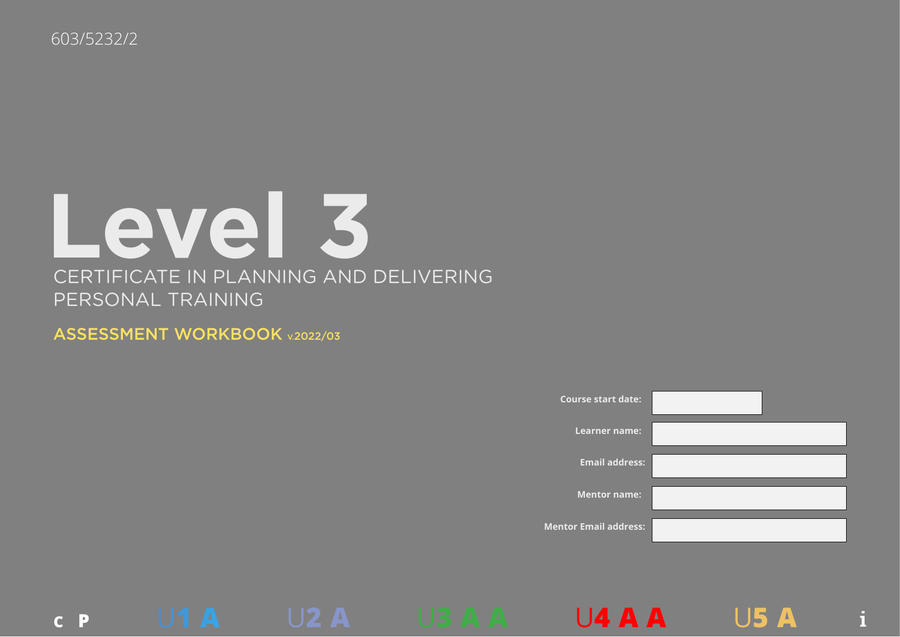 Level 3 older workbook cover